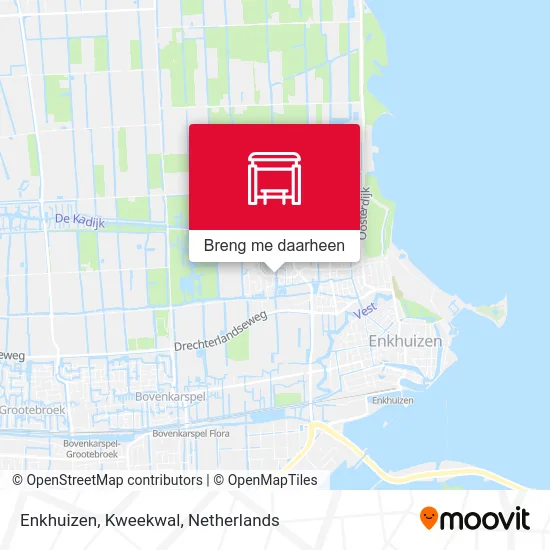 Enkhuizen, Kweekwal kaart