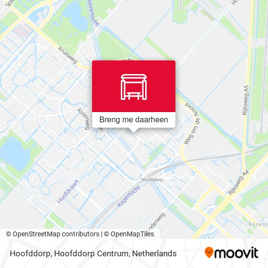 Hoofddorp, Hoofddorp Centrum kaart
