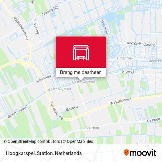 Hoogkarspel, Station kaart