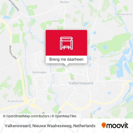 Valkenswaard, Nieuwe Waalreseweg kaart
