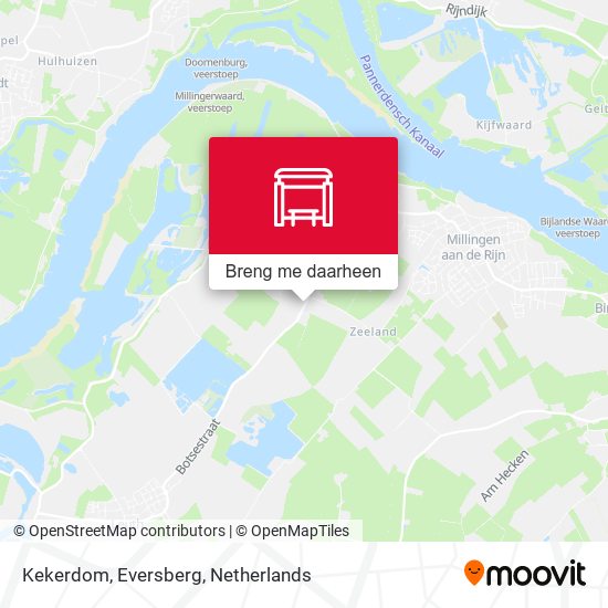 Kekerdom, Eversberg kaart