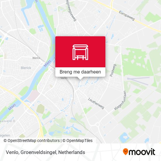 Venlo, Groenveldsingel kaart