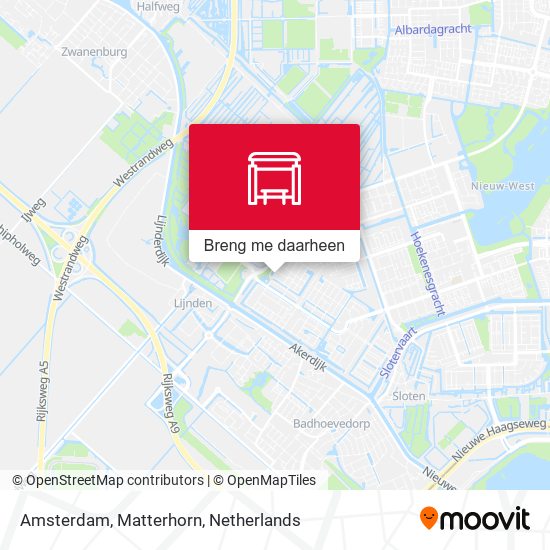 Amsterdam, Matterhorn kaart