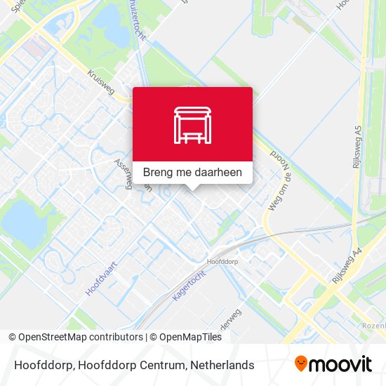 Hoofddorp, Hoofddorp Centrum kaart