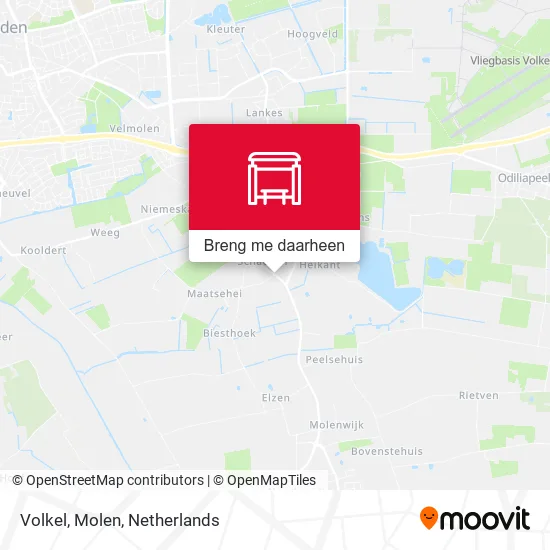 Volkel, Molen kaart