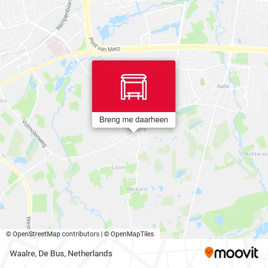 Waalre, De Bus kaart