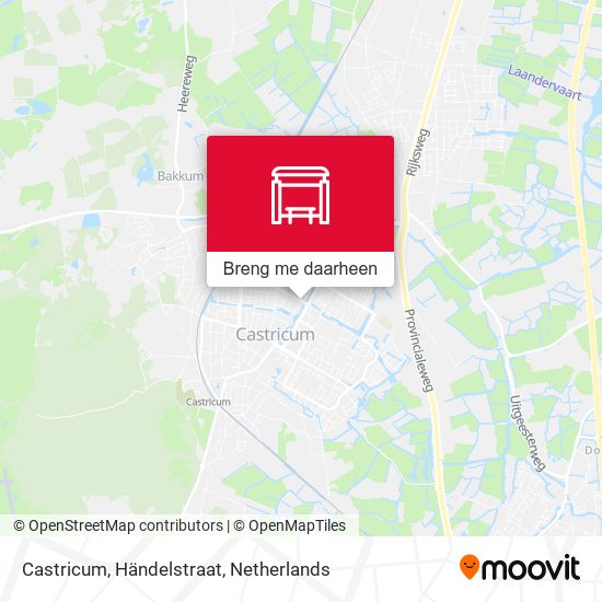 Castricum, Händelstraat kaart