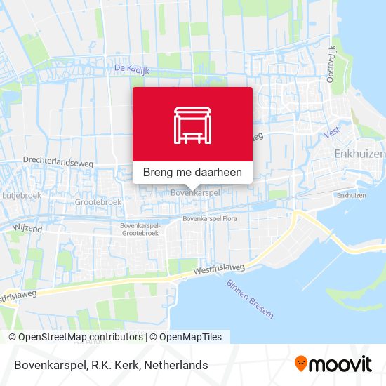 Bovenkarspel, R.K. Kerk kaart