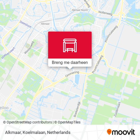 Alkmaar, Koelmalaan kaart