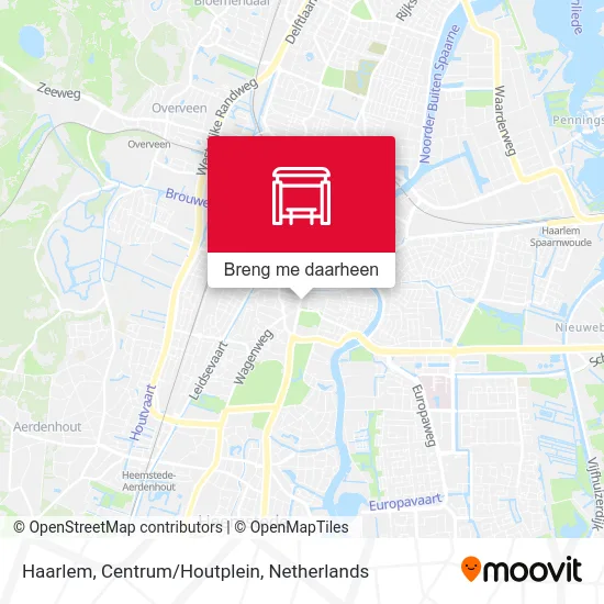 Haarlem, Centrum/Houtplein kaart
