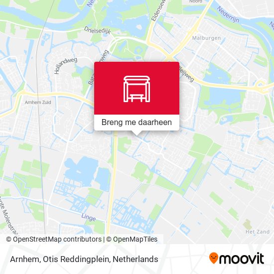 Arnhem, Otis Reddingplein kaart