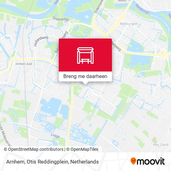 Arnhem, Otis Reddingplein kaart