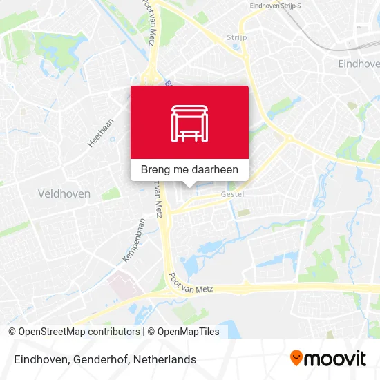 Eindhoven, Genderhof kaart