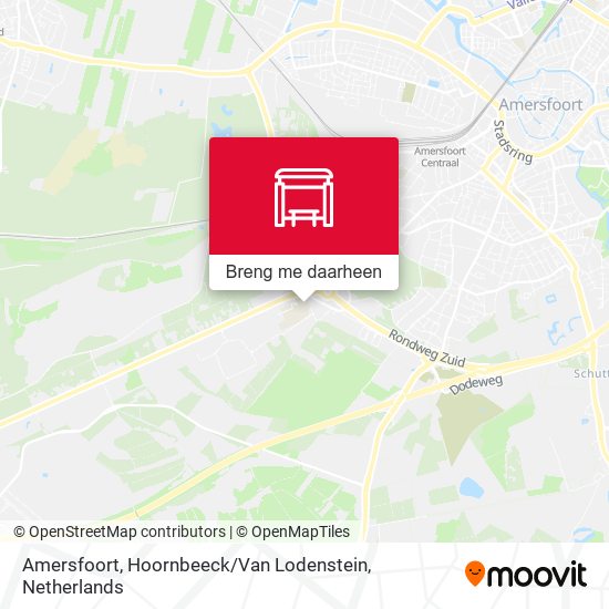 Amersfoort, Hoornbeeck / Van Lodenstein kaart