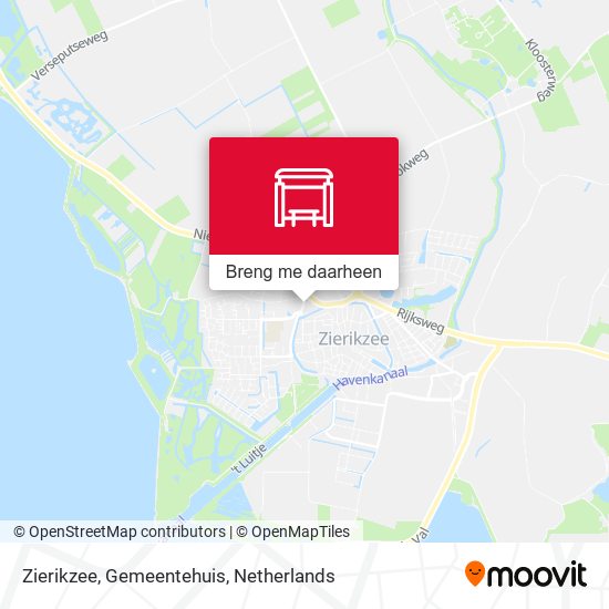 Zierikzee, Gemeentehuis kaart