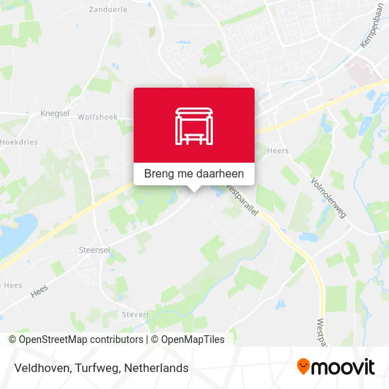 Veldhoven, Turfweg kaart