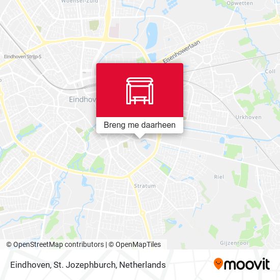 Eindhoven, St. Jozephburch kaart