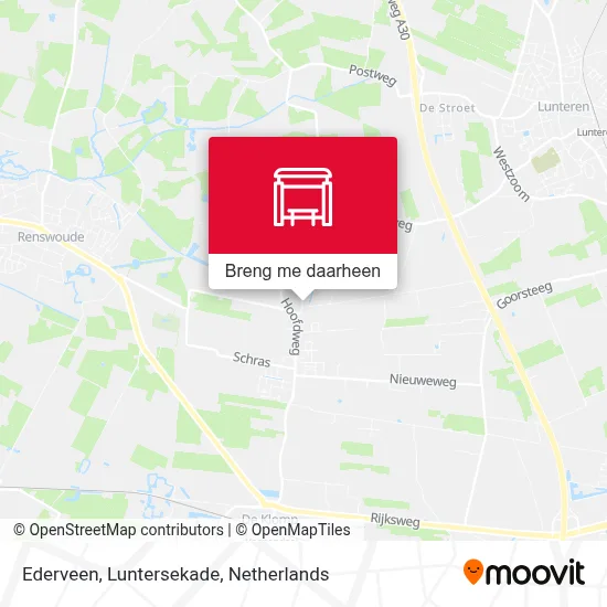 Ederveen, Luntersekade kaart