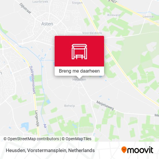 Heusden, Vorstermansplein kaart