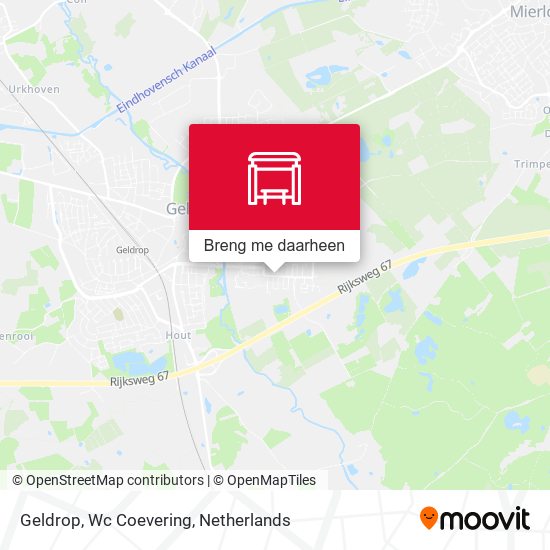 Geldrop, Wc Coevering kaart