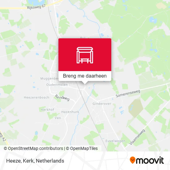 Heeze, Kerk kaart