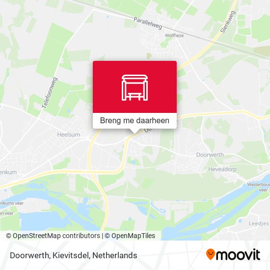 Doorwerth, Kievitsdel kaart