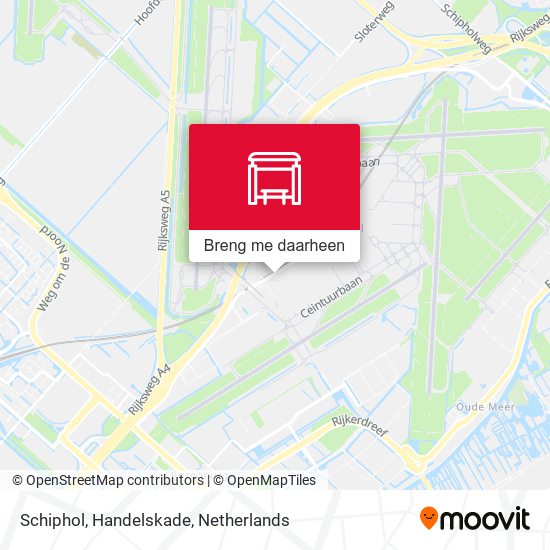 Schiphol, Handelskade kaart