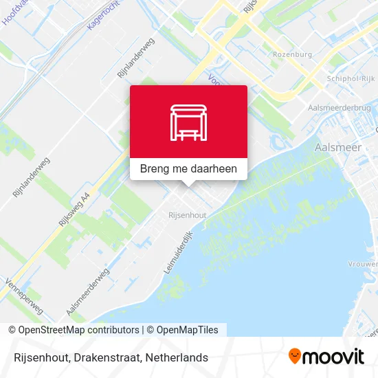 Rijsenhout, Drakenstraat kaart