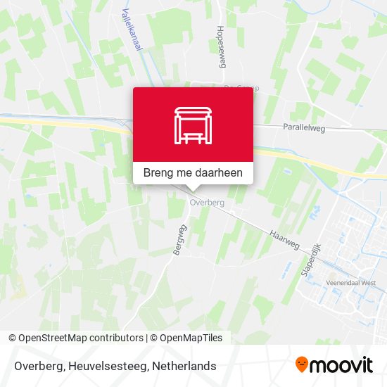 Overberg, Heuvelsesteeg kaart