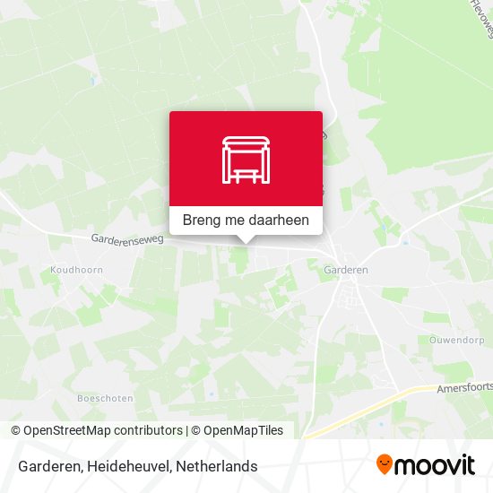 Garderen, Heideheuvel kaart