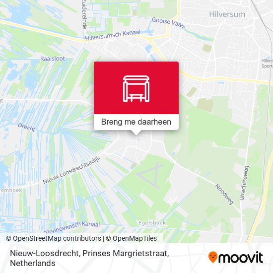 Nieuw-Loosdrecht, Prinses Margrietstraat kaart