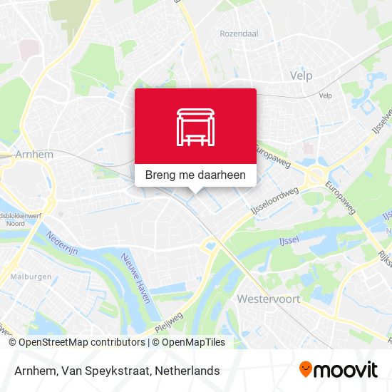 Arnhem, Van Speykstraat kaart