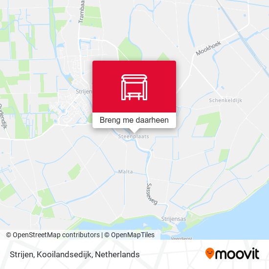 Strijen, Kooilandsedijk kaart