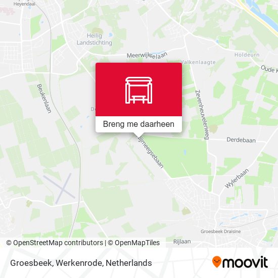 Groesbeek, Werkenrode kaart