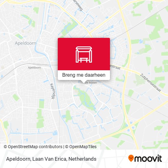 Apeldoorn, Laan Van Erica kaart