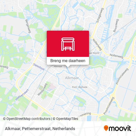 Alkmaar, Pettemerstraat kaart