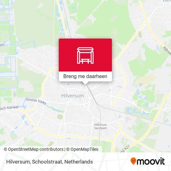 Hilversum, Schoolstraat kaart