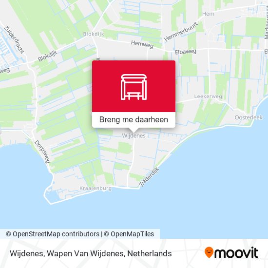 Wijdenes, Wapen Van Wijdenes kaart