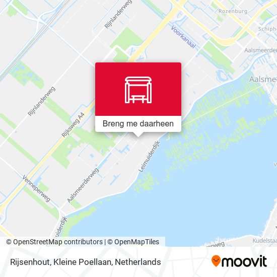 Rijsenhout, Kleine Poellaan kaart