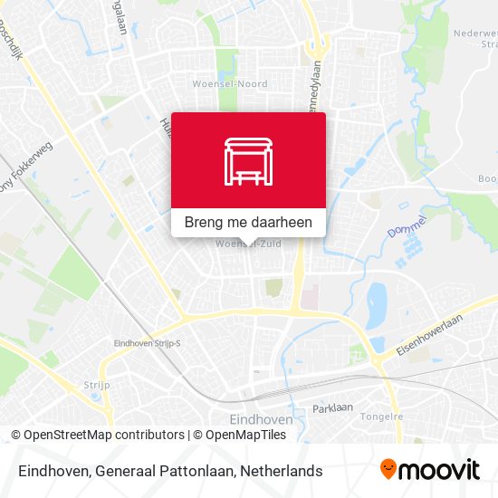 Eindhoven, Generaal Pattonlaan kaart