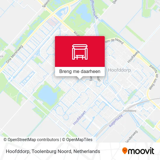 Hoofddorp, Toolenburg Noord kaart