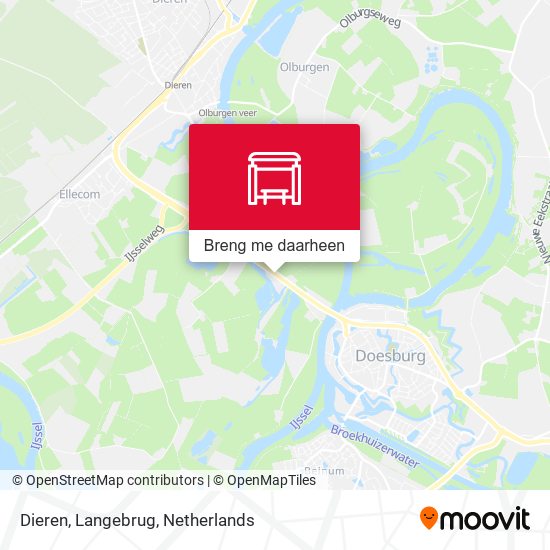 Dieren, Langebrug kaart