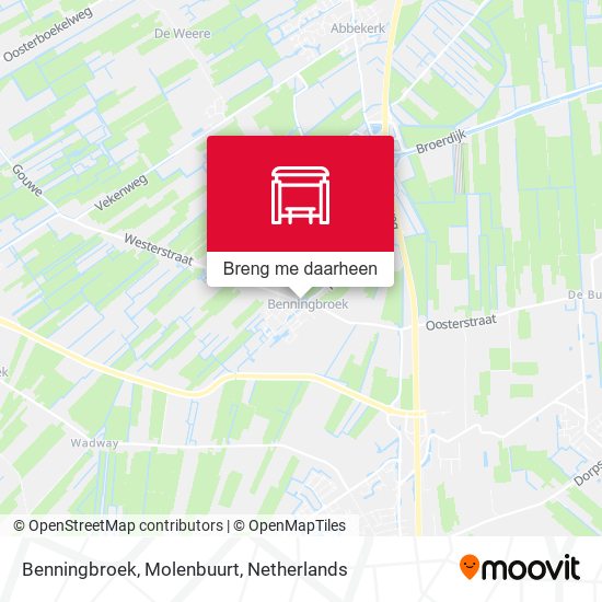 Benningbroek, Molenbuurt kaart