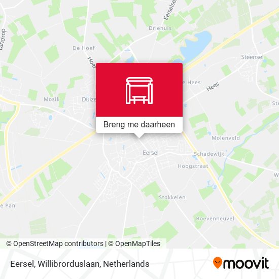 Eersel, Willibrorduslaan kaart