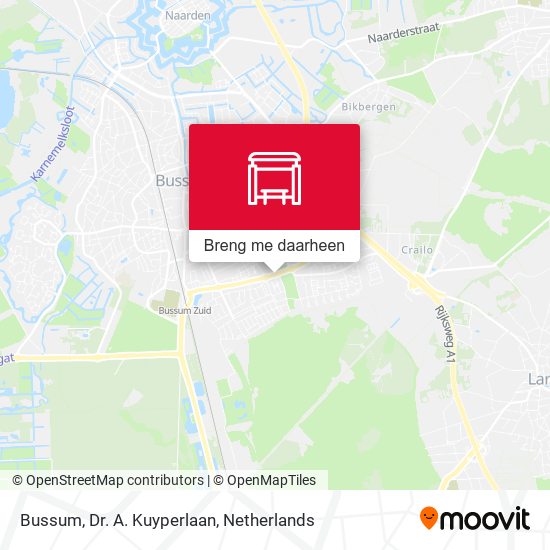 Bussum, Dr. A. Kuyperlaan kaart
