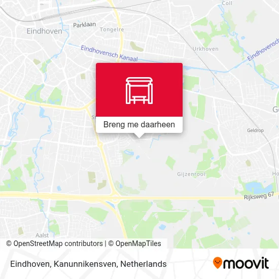 Eindhoven, Kanunnikensven kaart