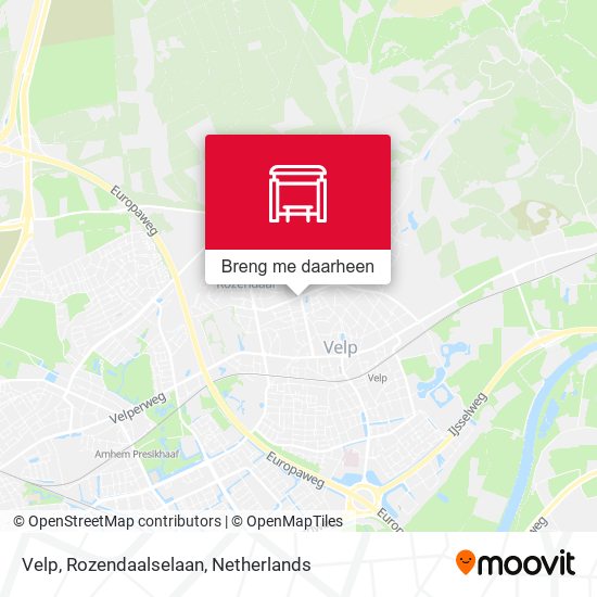 Velp, Rozendaalselaan kaart