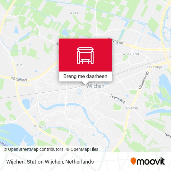 Wijchen, Station Wijchen kaart