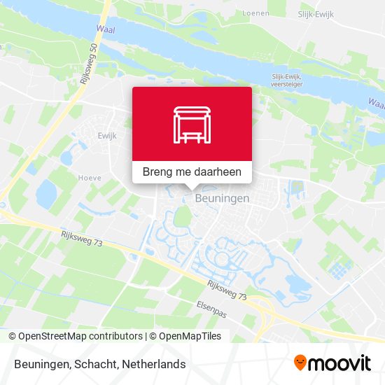 Beuningen, Schacht kaart