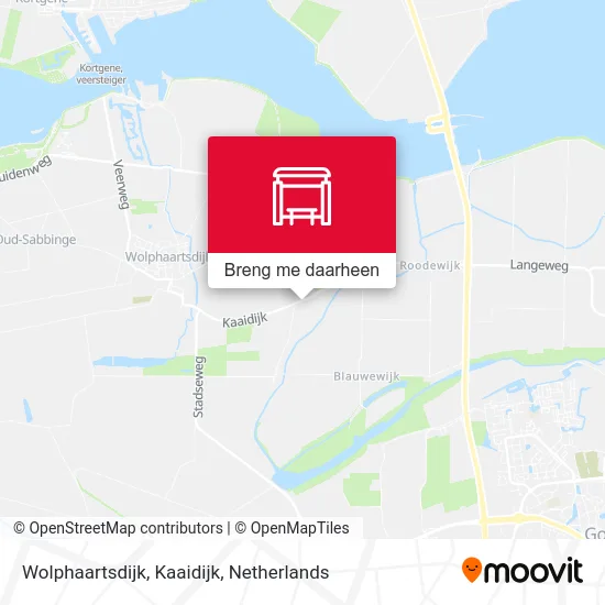 Wolphaartsdijk, Kaaidijk kaart